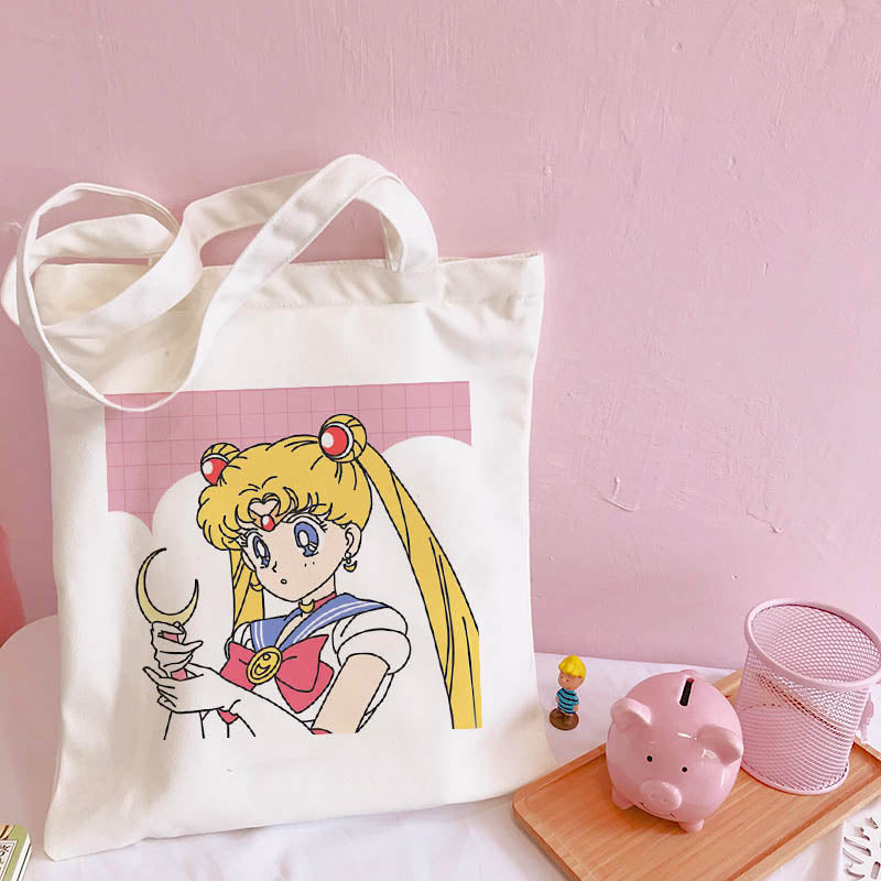 Magical girl tote bag