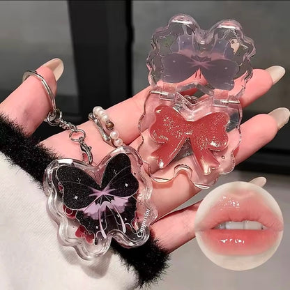 Butterfly Lip Gloss Keychain